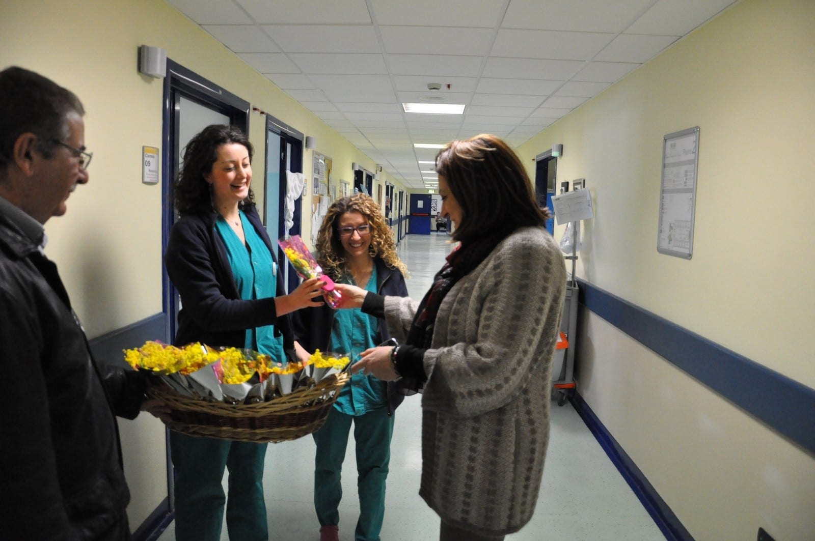 La presidente Marini in ospedale