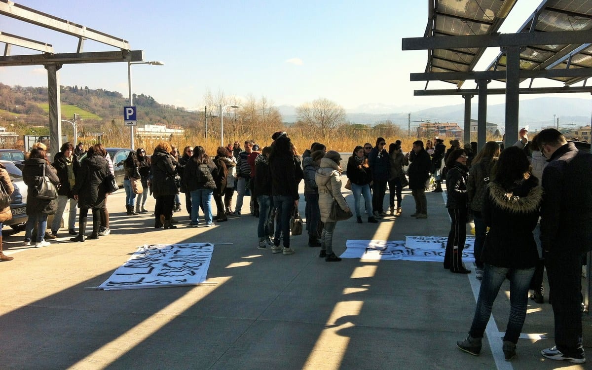 Protesta al call center