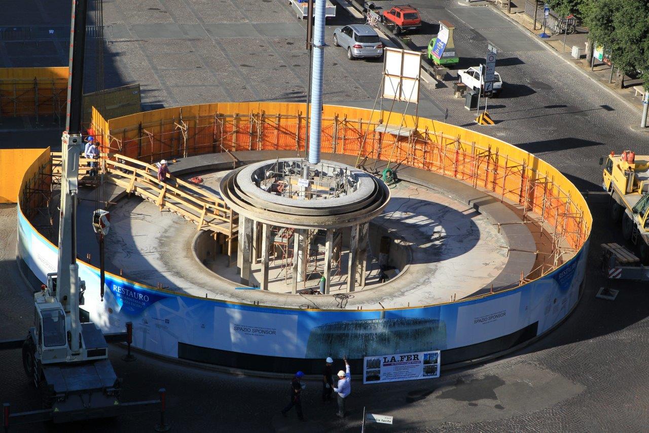 Uno dei cantieri in discussione