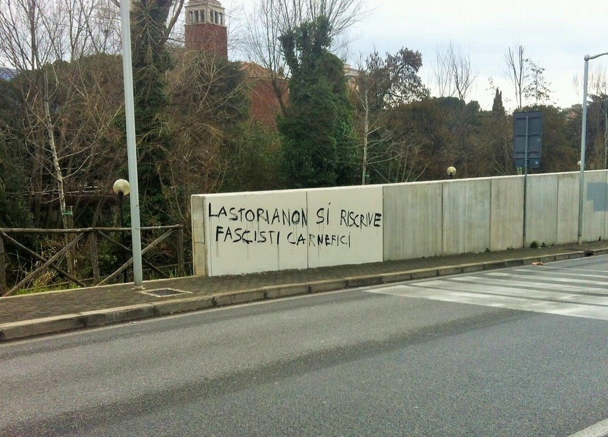 Una delle scritte