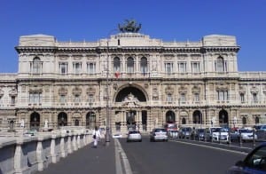 Il palazzo di Giustizia di Roma