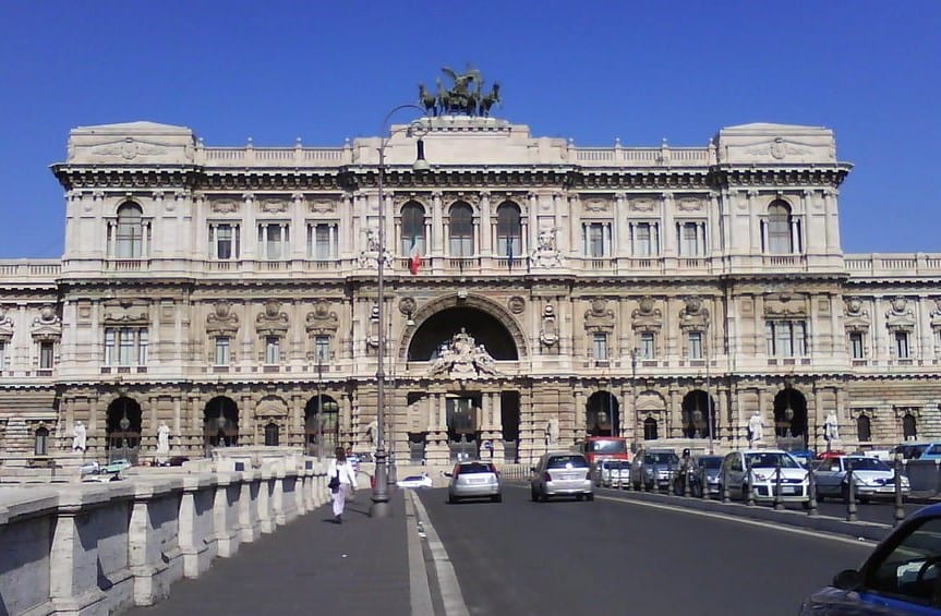 Il palazzo di Giustizia di Roma