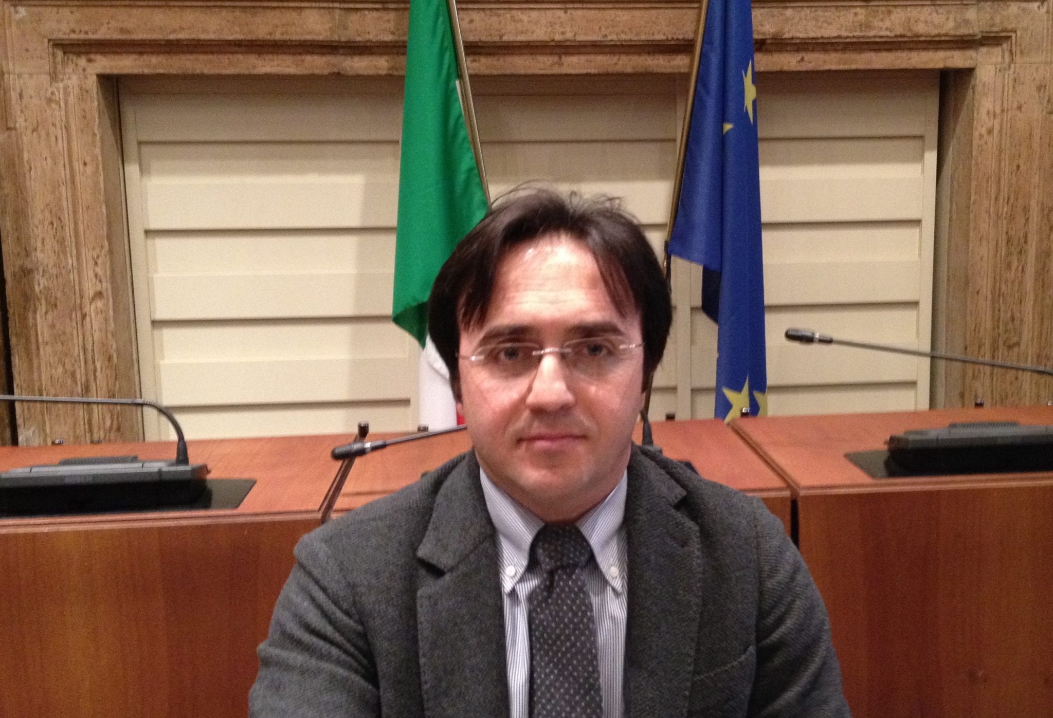 L'assessore Vittorio Piacenti D'Ubaldi