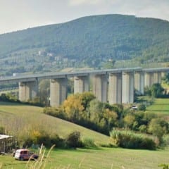 Narni, giù dal viadotto: muore 73enne di Terni