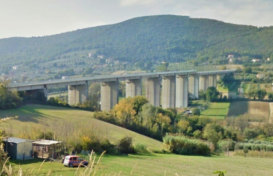 Il viadotto Fiacchignano