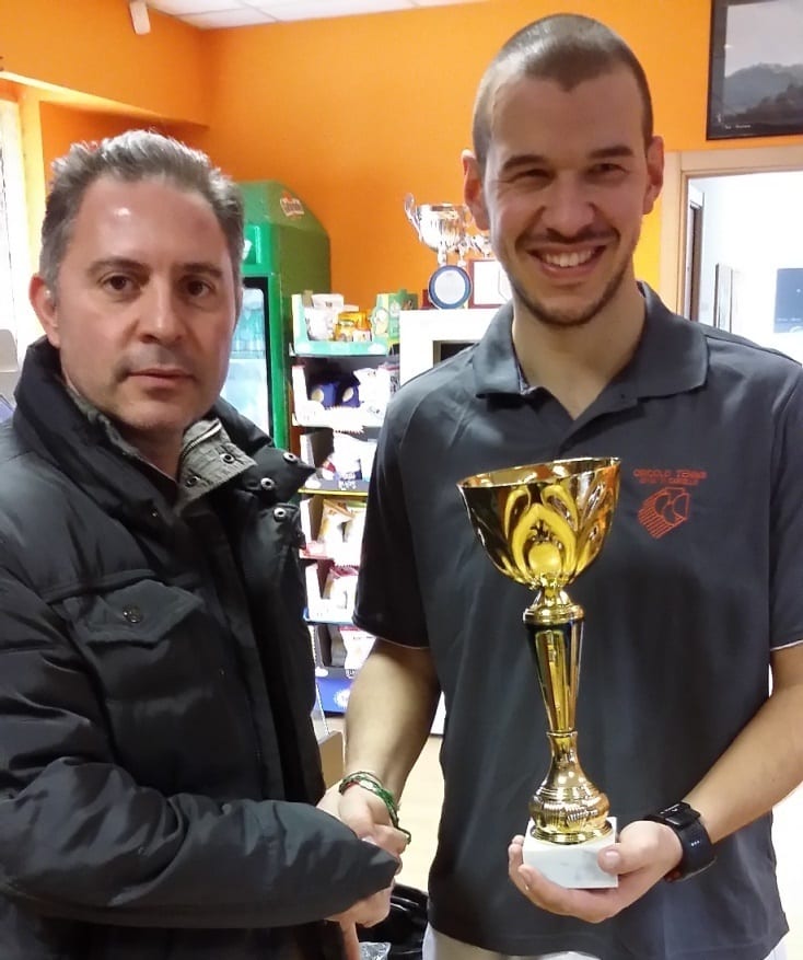 Il vincitore Ettore Caselli