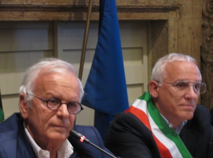 Francesco Zadotti con il sindaco Di Girolamo