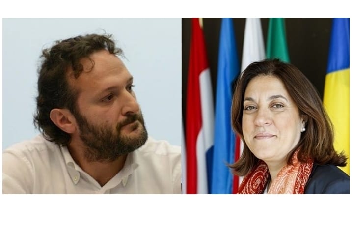 Andrea Liberati e Catiuscia Marini
