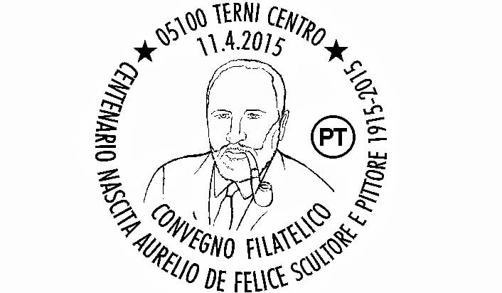 Annullo speciale per Aurelio De Felice