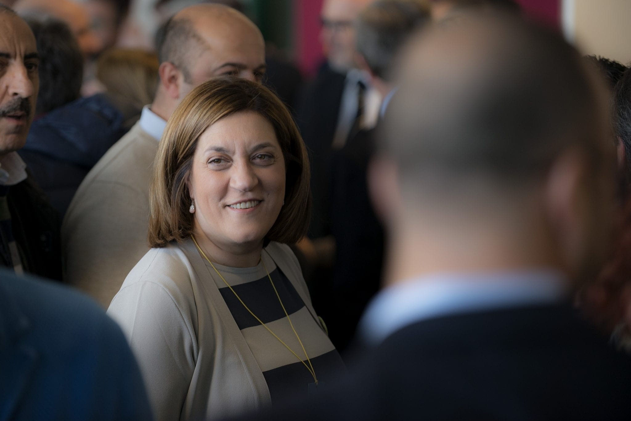 La presidente Marini