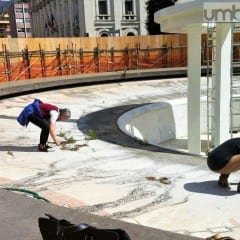 Fontana piazza Tacito: ‘schiaffo’ a Gizzi