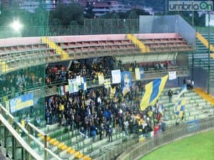 Oltre 600 i tifosi dei ‘Leoni’ a Terni