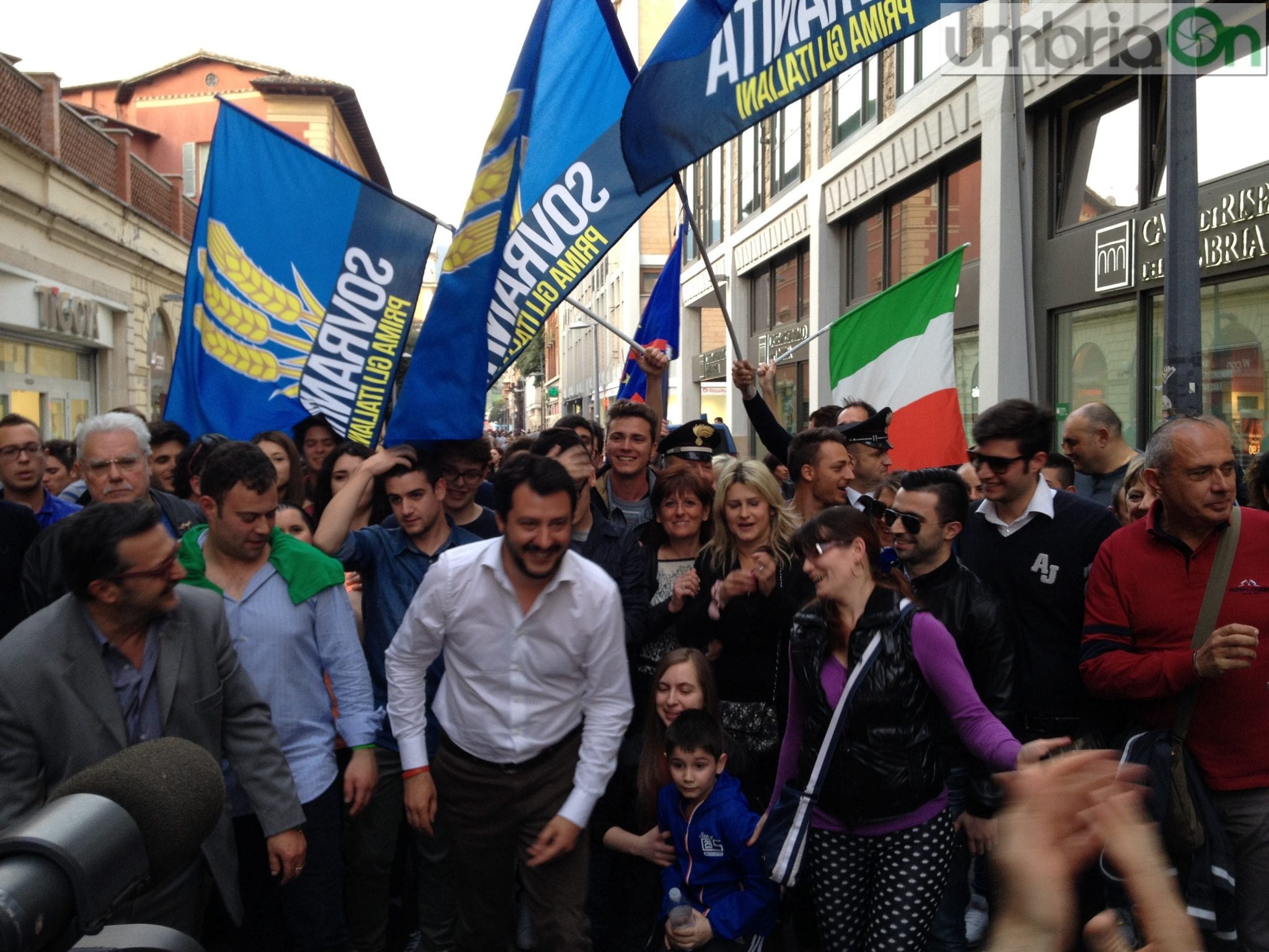 Matteo Salvini a Terni
