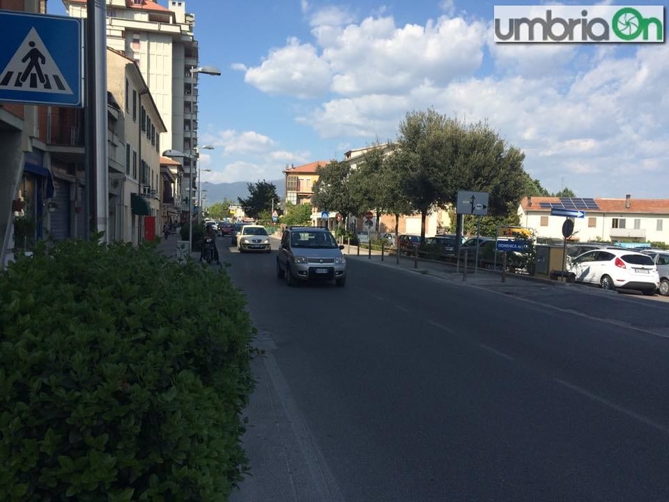 Via Tuderte a Narni Scalo (foto archivio)