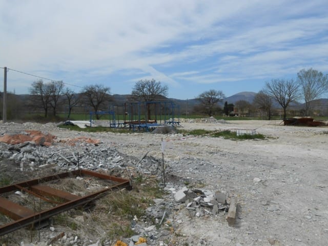 Il terreno sequestrato