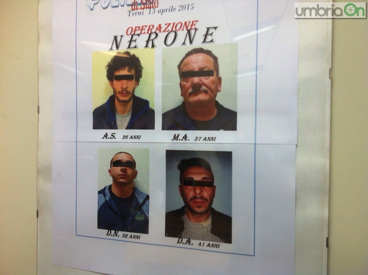 I quattro arrestati