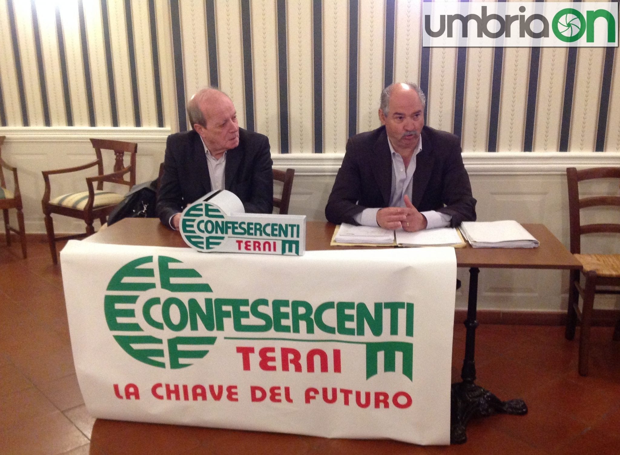 Italo Federici (a sinistra)