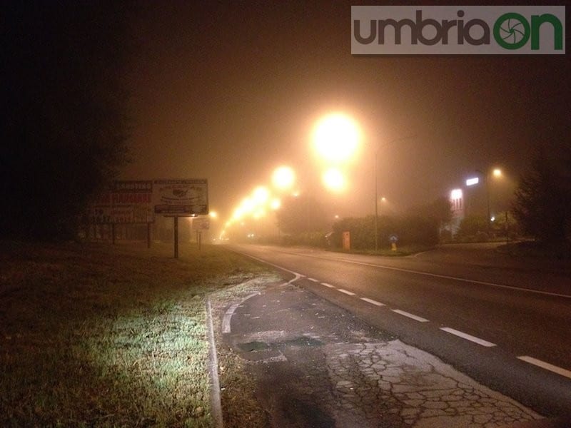 Una strada di periferia a Terni