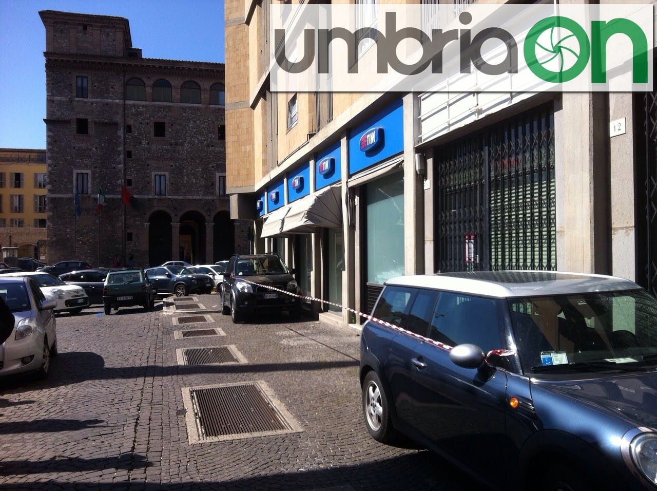L'area del crollo