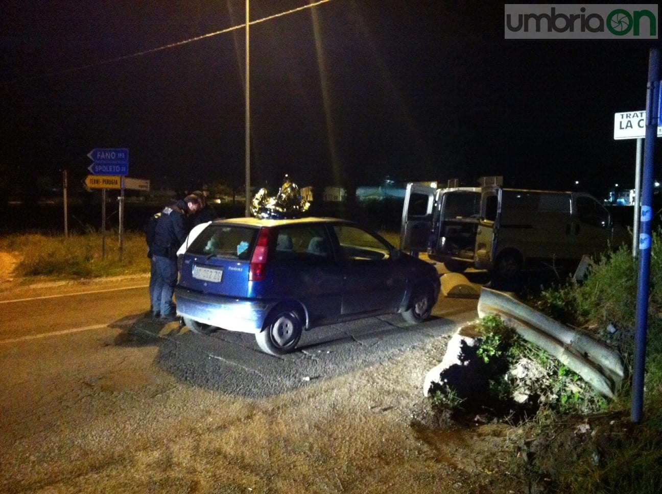 L'auto della vittima