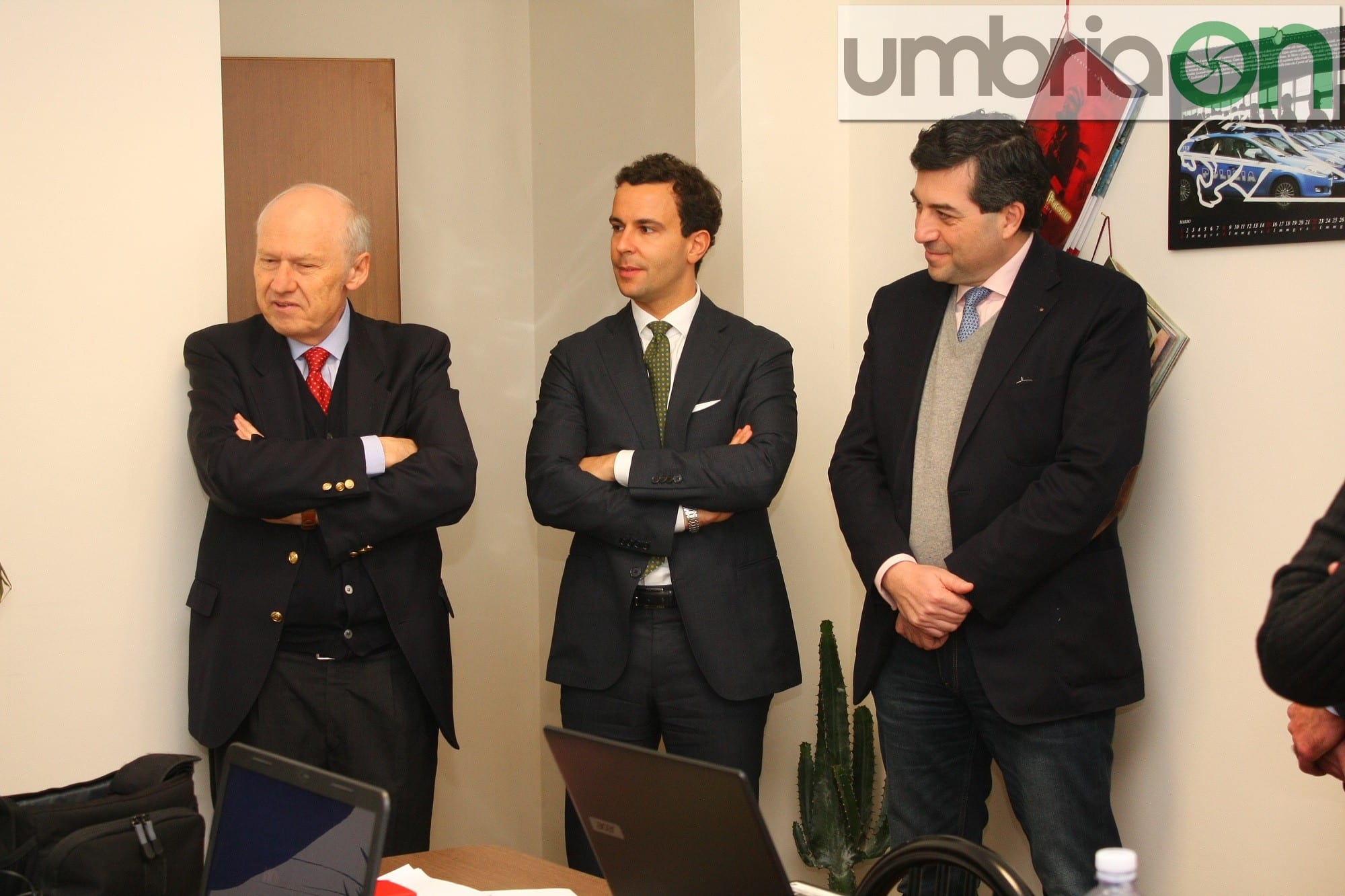 Il Prefetto Gianfelice Bellesini nella redazione di umbriaOn