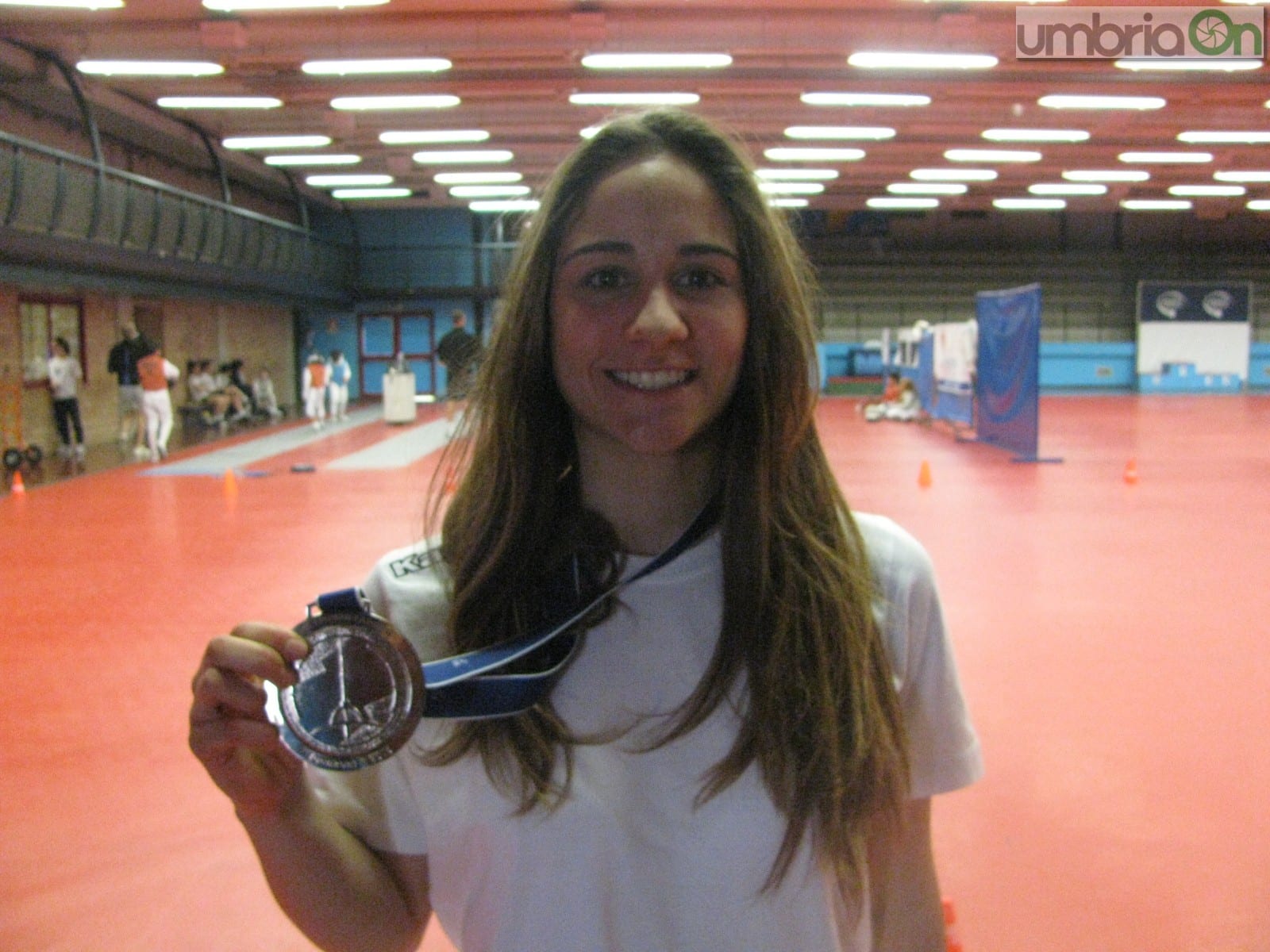 Lucia Lucarini con l'argento ottenuto a Tashkent