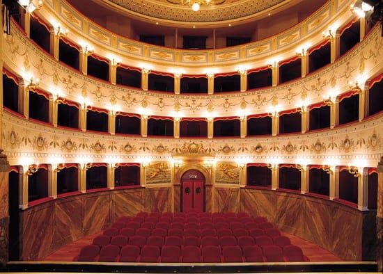 La platea di un teatro