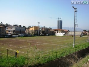 Il terreno di gioco del Terni Rugby