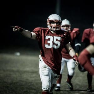 Alessio Ponsini ha realizzato un touchdown