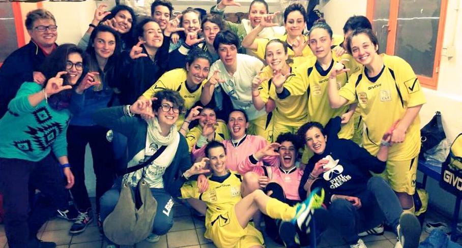 Il Clt vola in serie C (foto facebook Clt futsal)