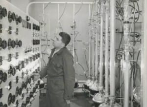 Il centro di ricerca Polymer nel 1957