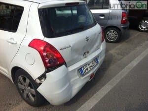 Una delle auto coinvolte