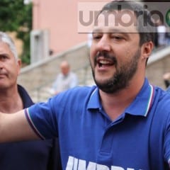 Matteo Salvini, Perugia lo ha accolto così