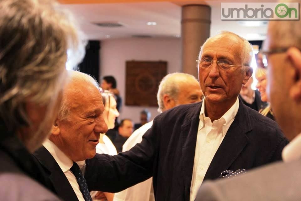 Carlo Pagnotta con il rettore Franco Moriconi