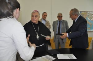 Il vescovo Piemontese e il presidente Fornaci