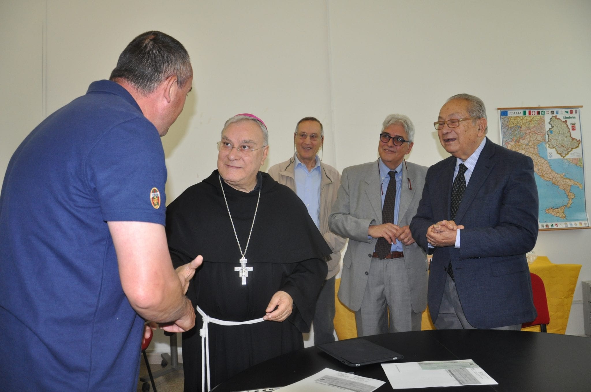 La consegna dei contributi