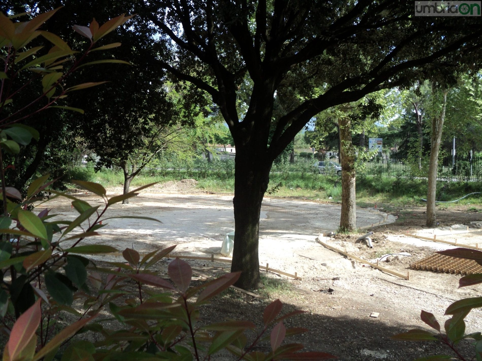 La 'porzione' di parco che si vorrebbe riaprire