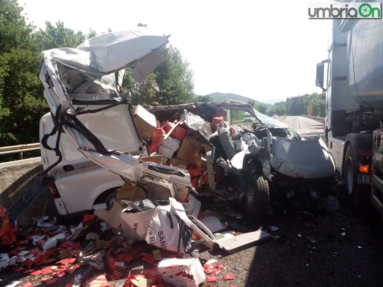 I mezzi coinvolti in un incidente