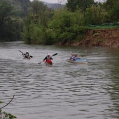 Canoa fluviale, società umbre bene a Perugia