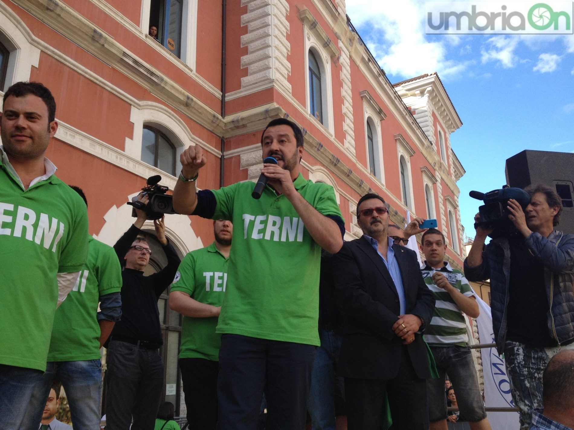 Matteo Salvini a Terni