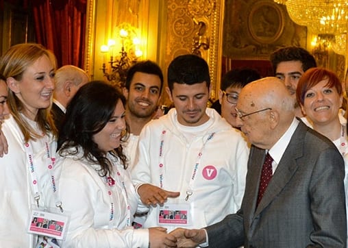 Il presidente emerito Giorgio Napolitano