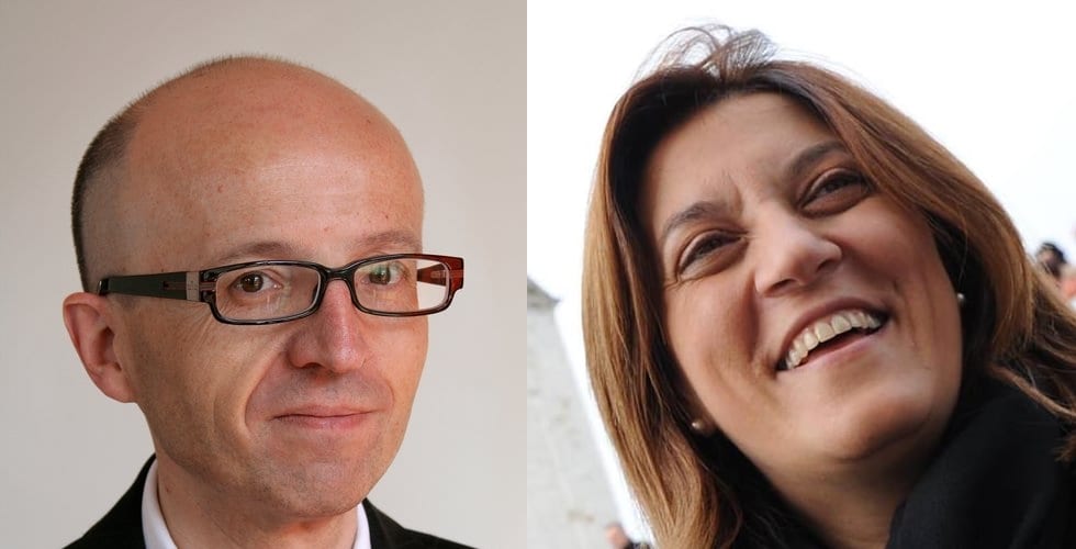 Claudio Ricci e Catiuscia Marini