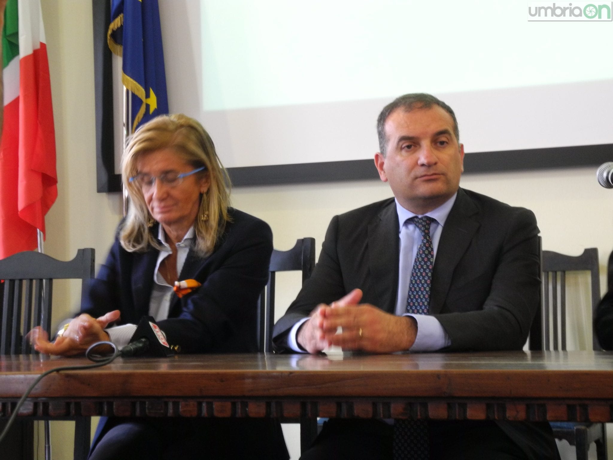 Morselli e Bufalini il giorno dell'annincio