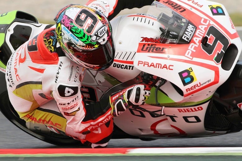 Danilo Petrucci sul circuito di Montmelò (foto Pramac Racing)