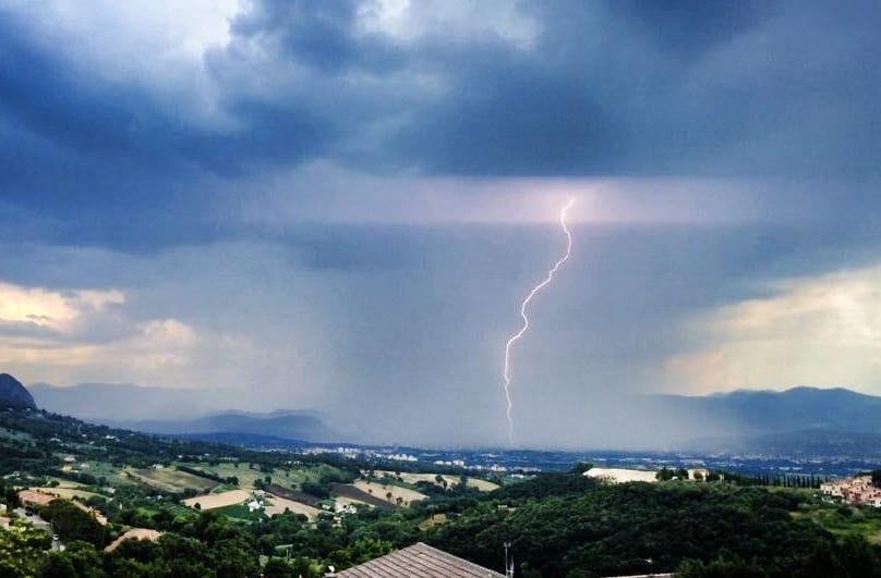 Un fulmine su Terni