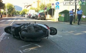 Incidente auto scooter, via Piave - 22 giugno 2015 (6)