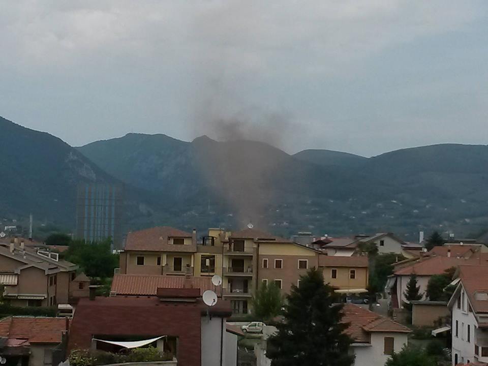 La nube uscita dall'Ast
