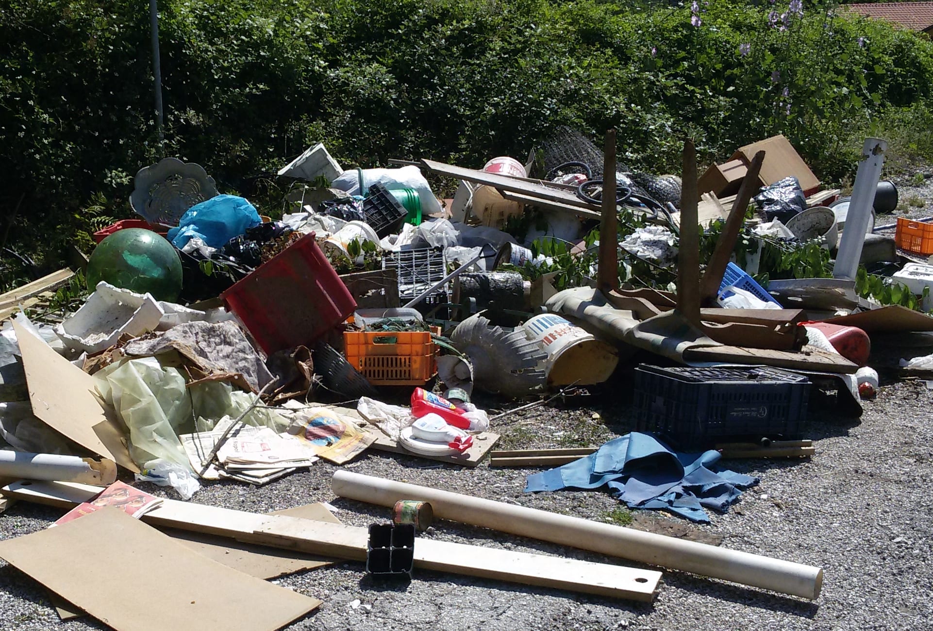 La discarica incontrollata