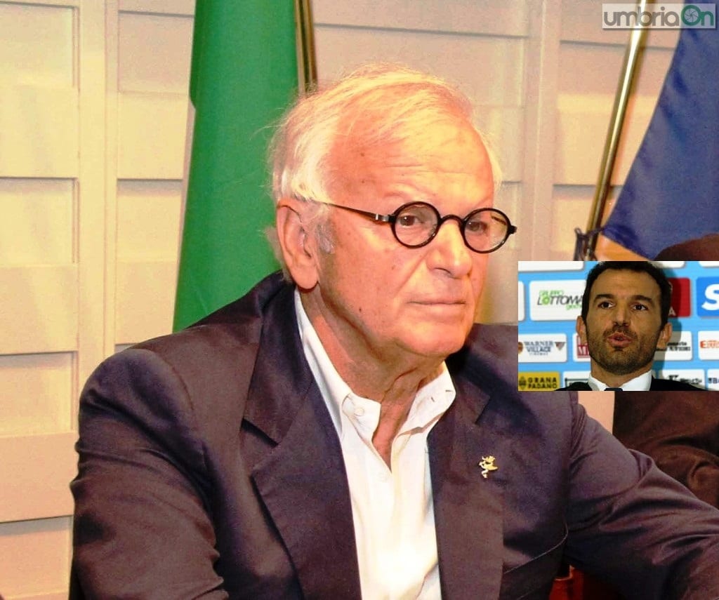 L'ex presidente Zadotti e il nuovo, Masoni