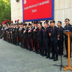 Carabinieri, a Terni festa con ‘sorpresa’